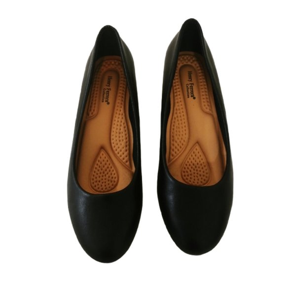 Henry Ferrera Slip On Classic Low Chunky Heal Pump - Picture 2 of 8